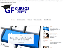 Tablet Screenshot of gfcursosgratis.com